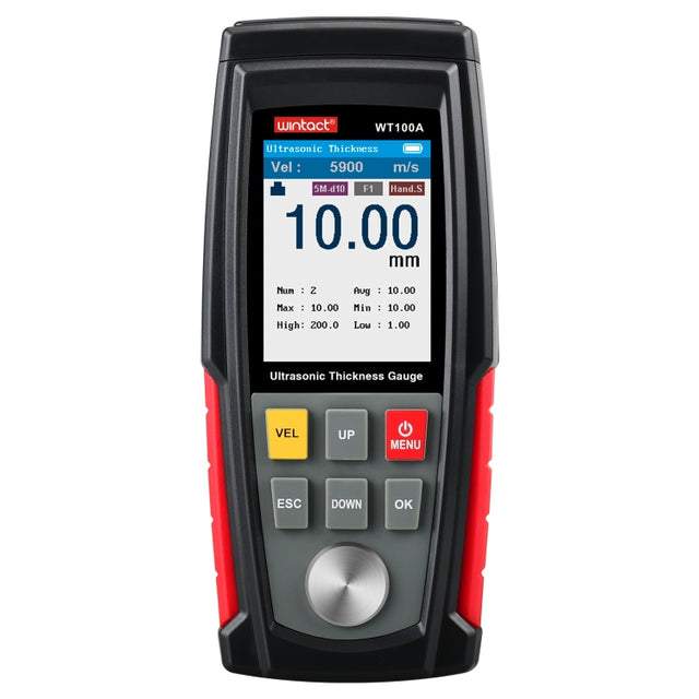 Wintact WT100A Digital Ultrasonic Thickness Gauge Meter Tester USB Charging Digital Thickness Metal Tester High Precision