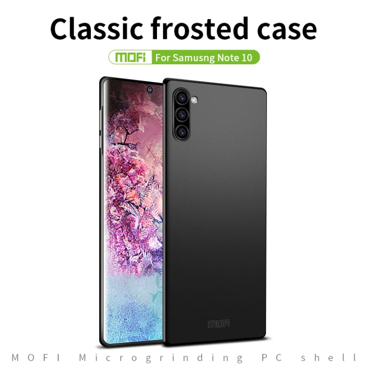 MOFI Frosted PC Ultra-thin Hard Case for Galaxy Note10(Blue)
