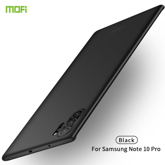 MOFI Frosted PC Ultra-thin Hard Case for Galaxy Note10 Pro(Black)