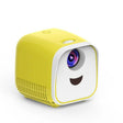 L1 Children Projector Mini LED Portable Home Speaker Projector, UK Plug(Yellow) - LED Projector by PMC TechLife | Online Shopping South Africa | PMC TechLife | Buy Now Pay Later Mobicred