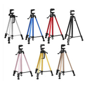 Portable Phone Live Selfie 3366 Tripod Stand DV SLR Camera Self-timer Full Light Bracket(Red)