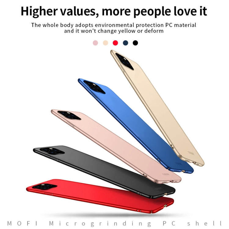 For iPhone 11 Pro MOFI Frosted PC Ultra-thin Hard Case (Black)