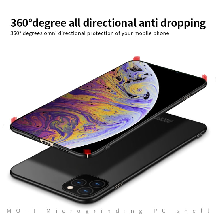 For iPhone 11 Pro Max MOFI Frosted PC Ultra-thin Hard Case (Blue)