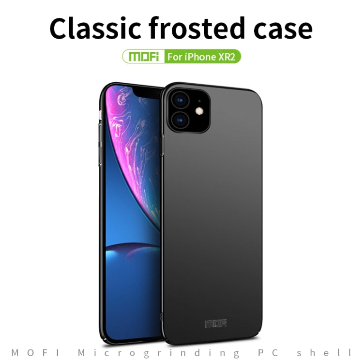 For iPhone 11 MOFI Frosted PC Ultra-thin Hard Case (Rose gold)
