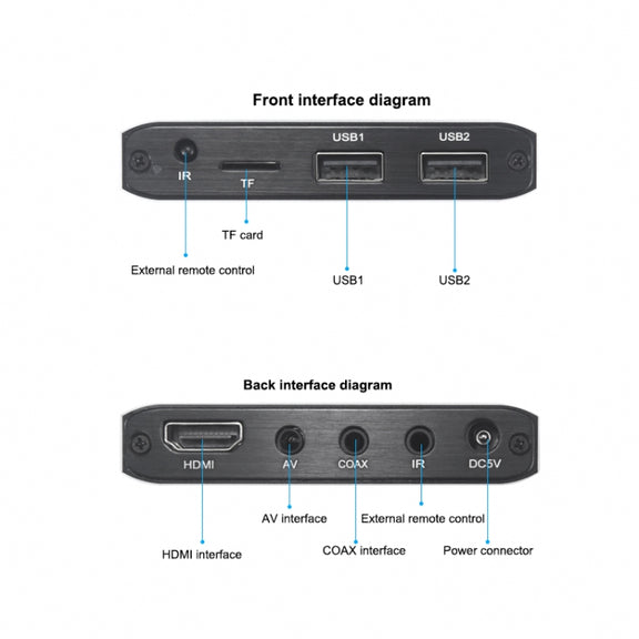4K HD Player Single AD(UK)