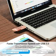 Richwell DXZ66 USB Flash Disk 16G 3 in 1 Micro USB + 8 Pin + USB 3.0 Compatible IPhone & IOS(Black)