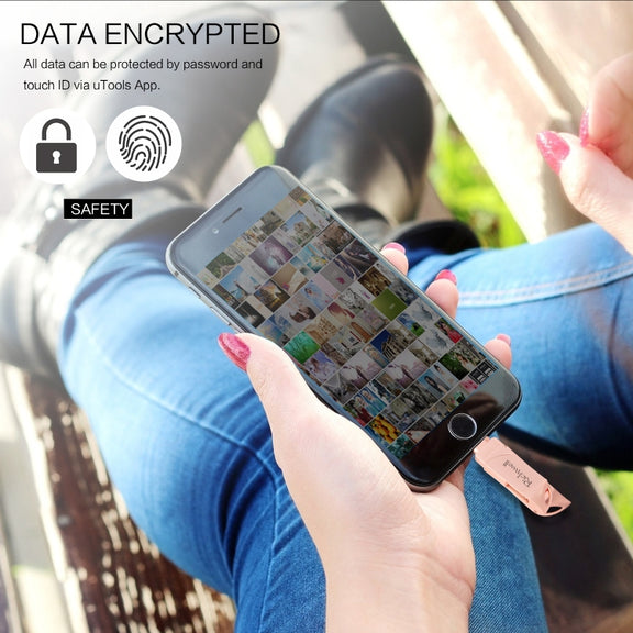 Richwell DXZ66 USB Flash Disk 16G 3 in 1 Micro USB + 8 Pin + USB 3.0 Compatible IPhone & IOS(Silver)