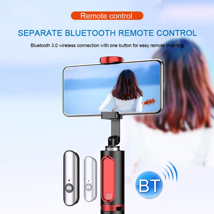 M18 Portable Selfie Stick Remote Control Mobile Phone Holder(White)