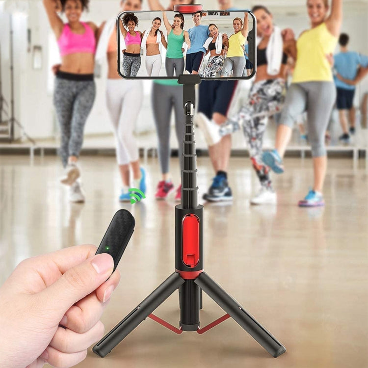 M18 Portable Selfie Stick Remote Control Mobile Phone Holder(White)