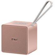 EWA A105 High Hidelity Bluetooth Speaker, Small Size High  Power Bass, TWS Bluetooth Technology Support TF(Rose Gold)