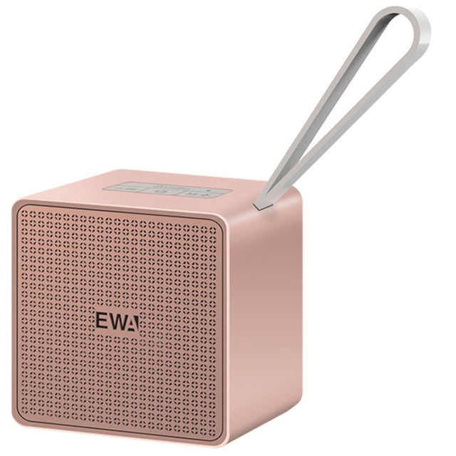 EWA A105 High Hidelity Bluetooth Speaker, Small Size High  Power Bass, TWS Bluetooth Technology Support TF(Rose Gold)