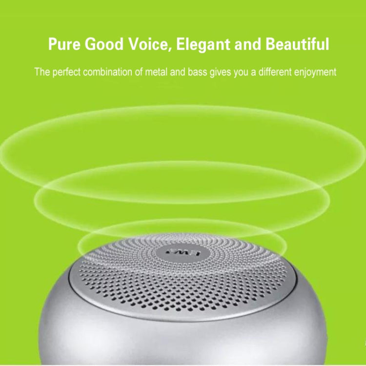 EWA A110mini High Hidelity Bluetooth Speaker Small Size High Power Bass, TWS Bluetooth Technology, Support TF(Silver)
