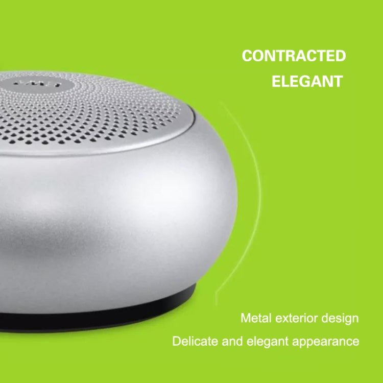 EWA A110mini High Hidelity Bluetooth Speaker Small Size High Power Bass, TWS Bluetooth Technology, Support TF(Silver)