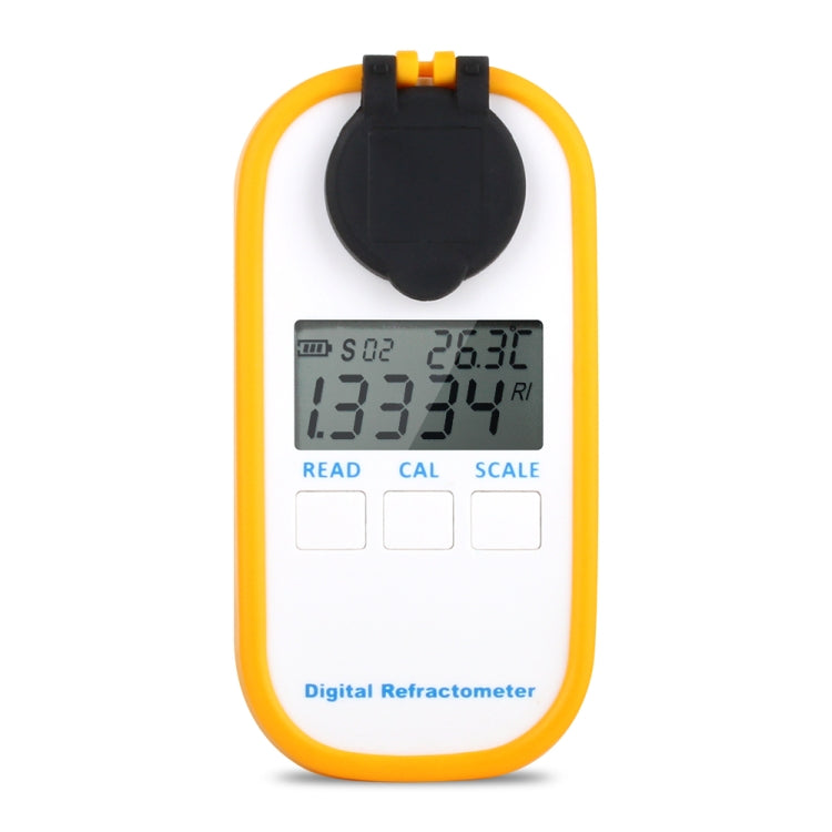DR301 Digital Honey Refractometer Measuring Sugar Content Meter Range 090 Brix Refractometer Baume Honey Water Concentration Tool
