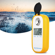 DR202 Digital Sea Water Refractometer Seawater Salinity Meter Specific Gravity Range 0���100��� Chlorinity 0~57��� Refractometer