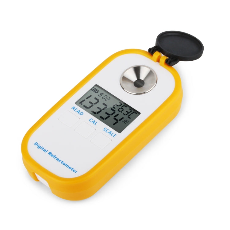 DR402 Digital Beer Refractometer Wort Hydrometer Brix 0-50% Concentration Meter Refractometer Electronic Wine Alcohol Tester