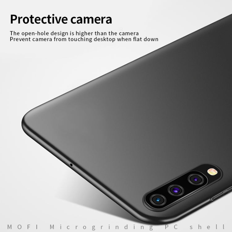 For Galaxy A50 MOFI Frosted PC Ultra-thin Hard Case(Black)