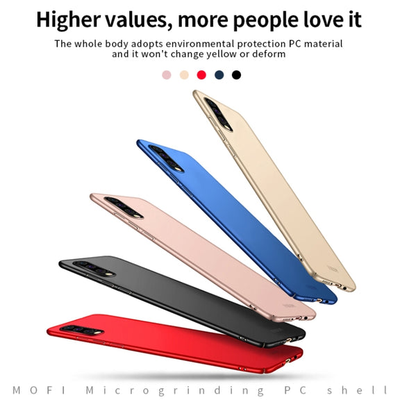 For Galaxy A50 MOFI Frosted PC Ultra-thin Hard Case(Blue)