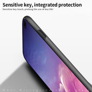 For Galaxy S10 MOFI Frosted PC Ultra-thin Hard Case(Blue)