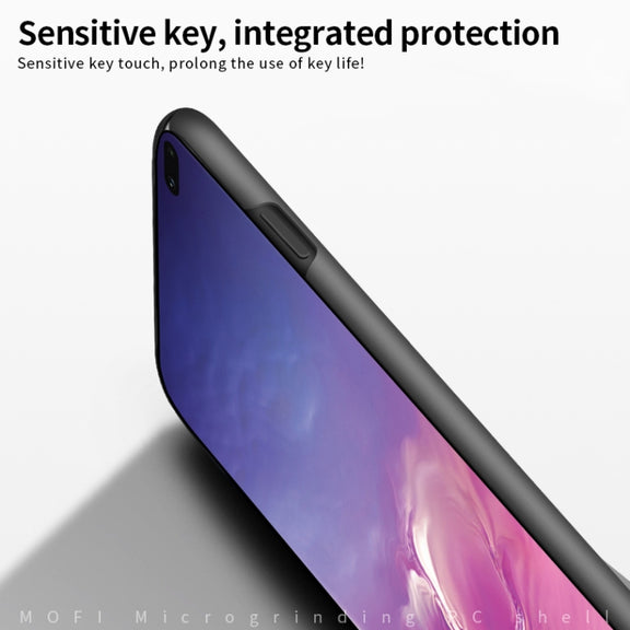 For Galaxy S10 MOFI Frosted PC Ultra-thin Hard Case(Blue)
