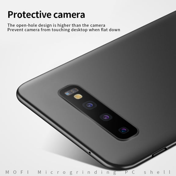 For Galaxy S10 MOFI Frosted PC Ultra-thin Hard Case(Blue)