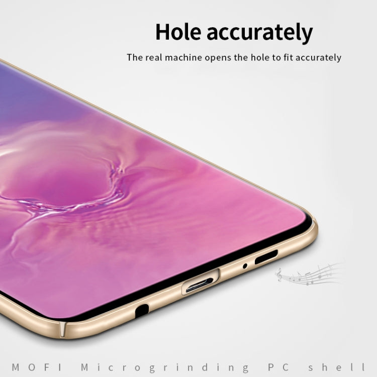 For Galaxy S10 MOFI Frosted PC Ultra-thin Hard Case(Blue)