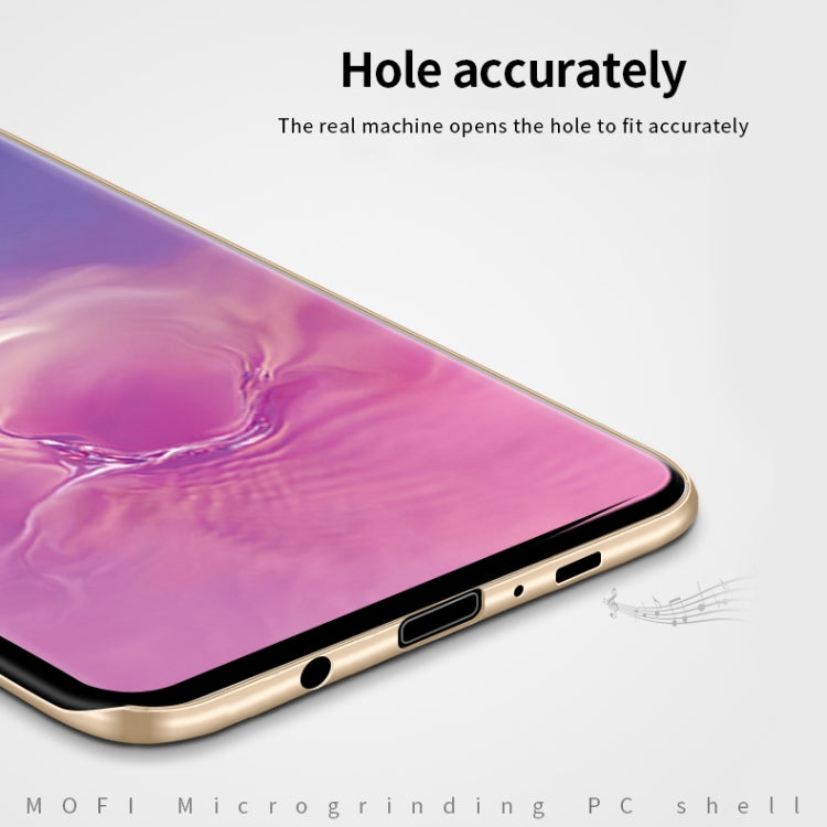 For Galaxy S10+ MOFI Frosted PC Ultra-thin Hard Case(Blue)