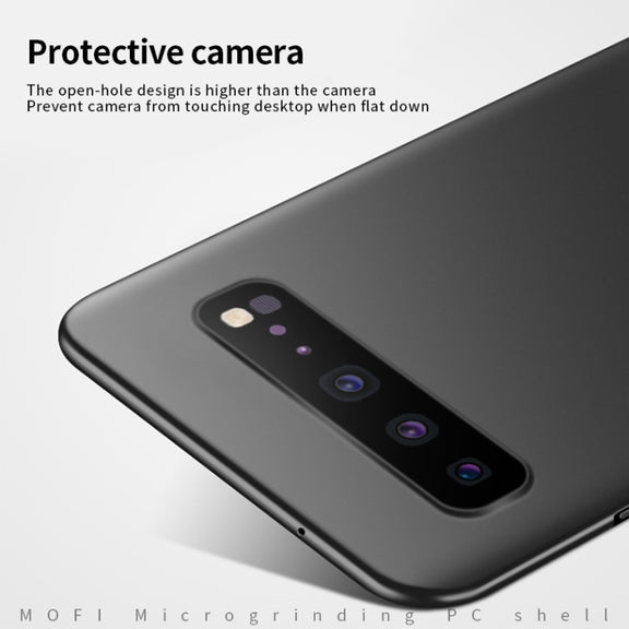For Galaxy S10 5G MOFI Frosted PC Ultra-thin Hard Case(Red)
