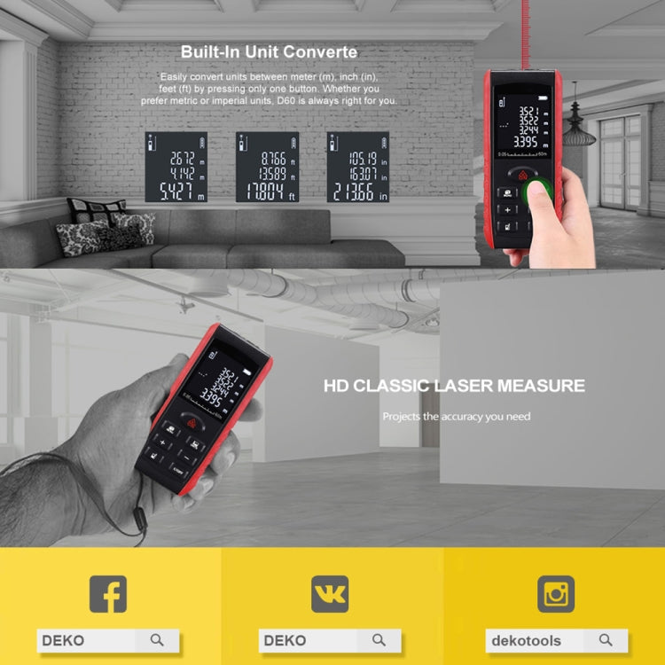 E40 Laser Rangefinder Laser Distance Meter Measuring Device Digital Handheld Tools Module Range 40m Range Finder