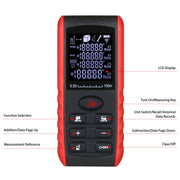 E100 Laser Rangefinder Laser Distance Meter Measuring Device Digital Handheld Tools Module Range 100m Range Finder