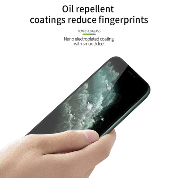 For iPhone 11 Pro MOFI 9H 2.5D Full Screen Tempered Glass Film(Black)