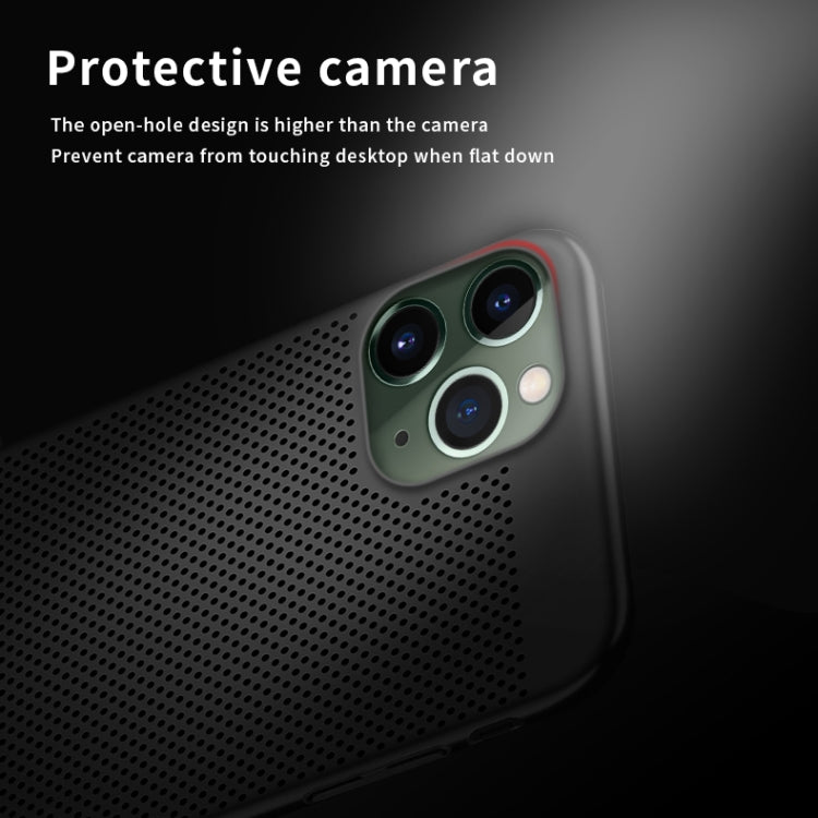 For iPhone 11 Pro MOFI Breathable PC Ultra-thin All-inclusive Protective Case(Blue)