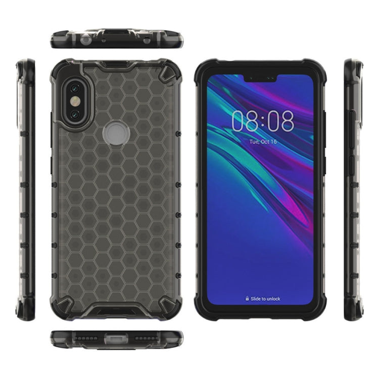 For Xiaomi Redmi Note5/Note5 Pro Shockproof Honeycomb PC + TPU Case(White)