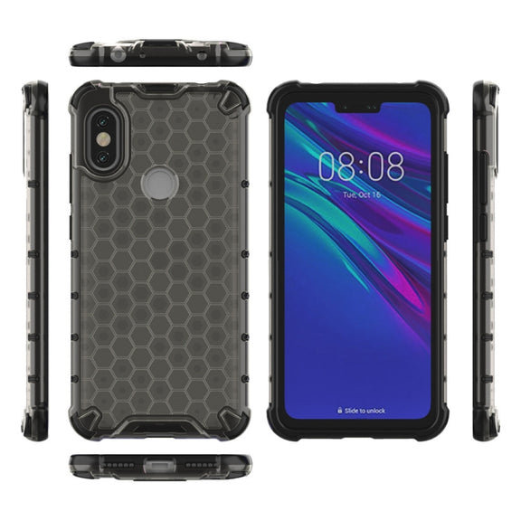 For Xiaomi Redmi Note5/Note5 Pro Shockproof Honeycomb PC + TPU Case(White)