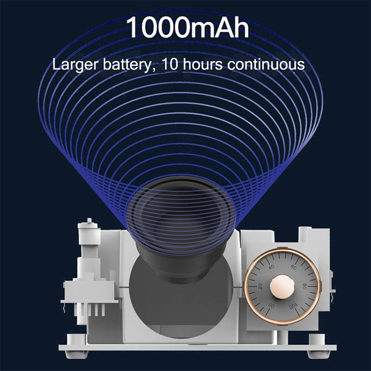 X10 Atomic Bluetooth Speakers Retro Vinyl Player Desktop Wireless Creative Multifunction Mini Stereo Speakers(Elegant White)