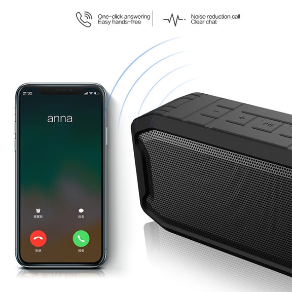M3 Wireless Bluetooth Speakers Water-resistant Portable Outdoor Loudspeaker Mini Box Speaker Support FM & TF & U Disk(Green)