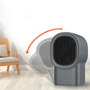 Home Heater Dormitory Small Silent Hot Air Blower(Gray)