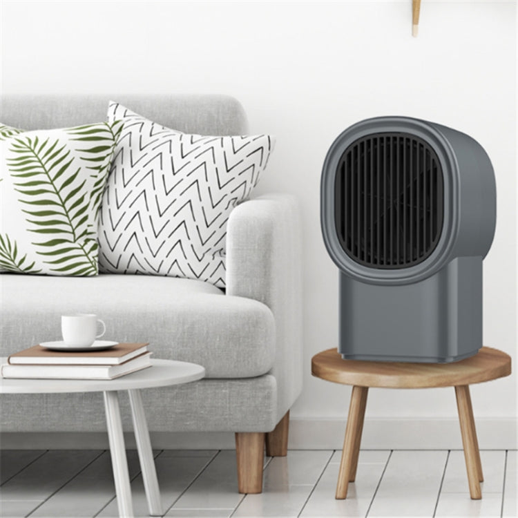 Home Heater Dormitory Small Silent Hot Air Blower(Gray)
