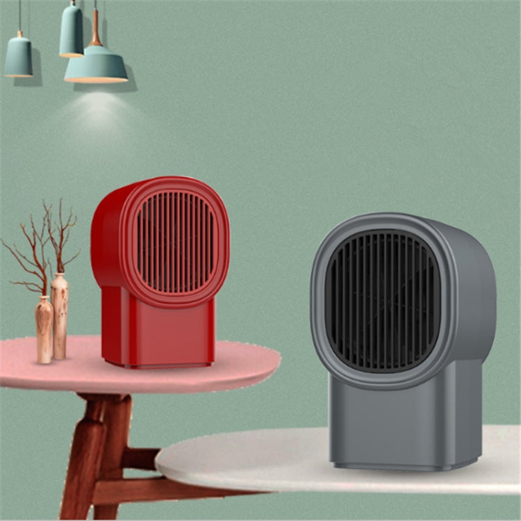 Home Heater Dormitory Small Silent Hot Air Blower(Gray)