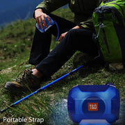 T&G TG162 LED Stereo Portable Bluetooth Speaker Mini Wireless Speaker Subwoofer(Green)