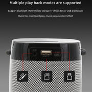 NBY 6650 Portable Multi-function Bluetooth Speaker 3D Surround Stereo Sound, Support Wireless Charging(Blue)