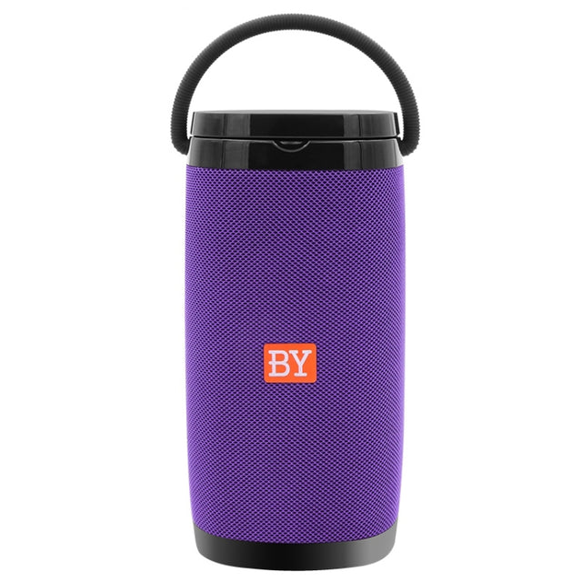 NBY 6650 Portable Multi-function Bluetooth Speaker 3D Surround Stereo Sound, Support Wireless Charging(Pinple)