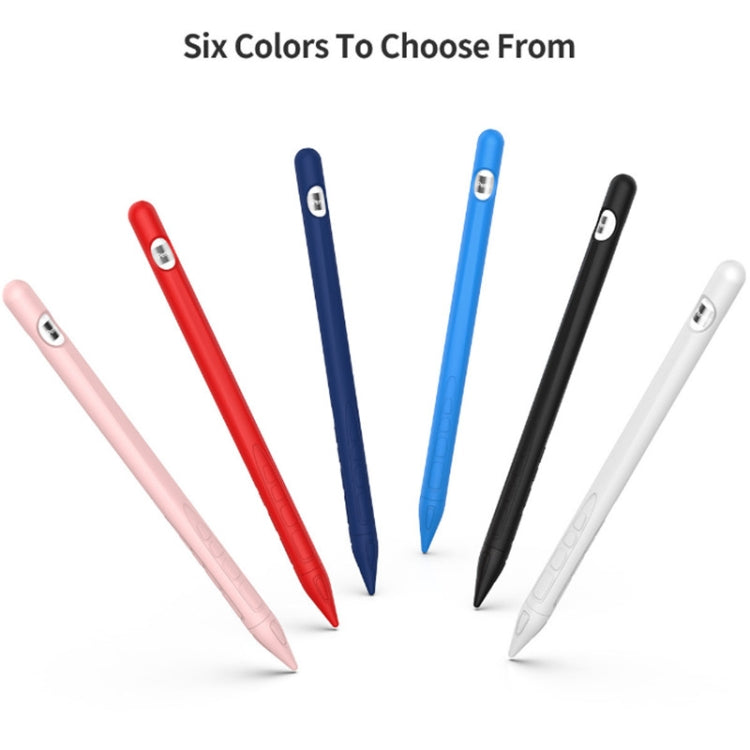Suitable For Apple Pencil1 Generation StylusTouch Pen Silicone Protective Cover Pen Cap(Blue)