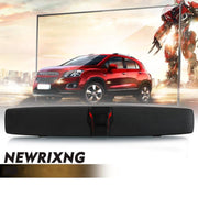 New Rixing NR7017 TWS Portable 10W Stereo Surround Soundbar Bluetooth Speaker with Microphone(Black)