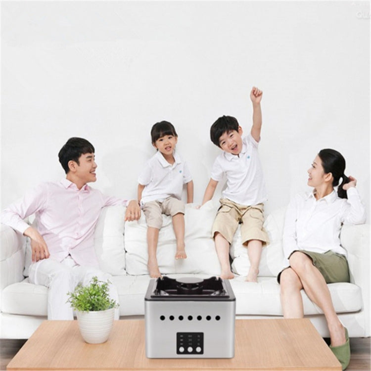 Filter Purification Ashtray Negative Ion Ashtray Intelligent Ashtray(Silver)