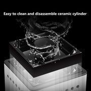 Ashtray Air Purifier Home Indoor Smoke Removal Small Desktop Anti-Secondhand Smoke Artifact(Black)