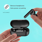T10 Mini Touch Control Hifi TWS Wireless Bluetooth Earphones With Mic & Charger Box(Black)