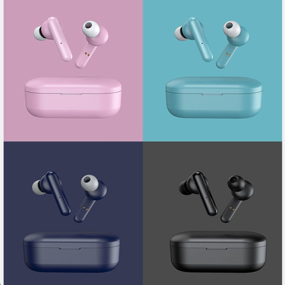 T10 Mini Touch Control Hifi TWS Wireless Bluetooth Earphones With Mic & Charger Box(Blue)