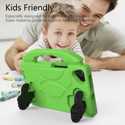 For Samsung Galaxy Tab A 8.0 2019 / T290 Thumb Bracket EVA Shockproof Tablet Case(Green)