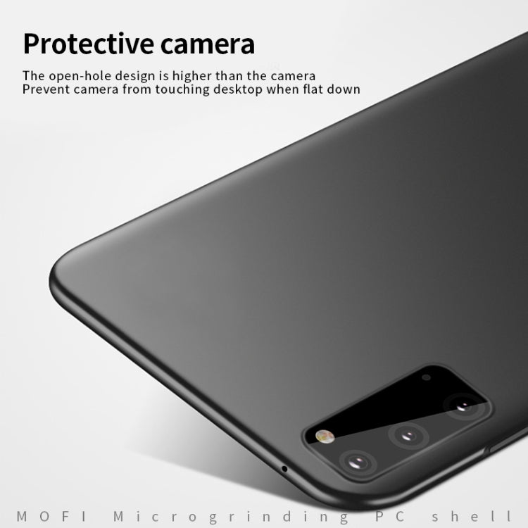 For Galaxy S20 MOFI Frosted PC Ultra-thin Hard Case(Gold)